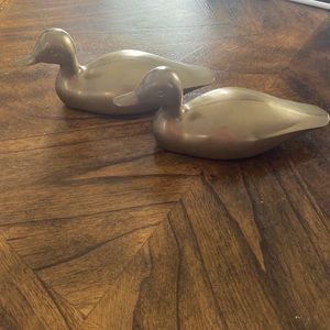 Brass ducks